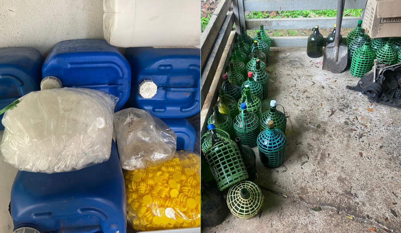 Imagem da fábrica de bebidas.