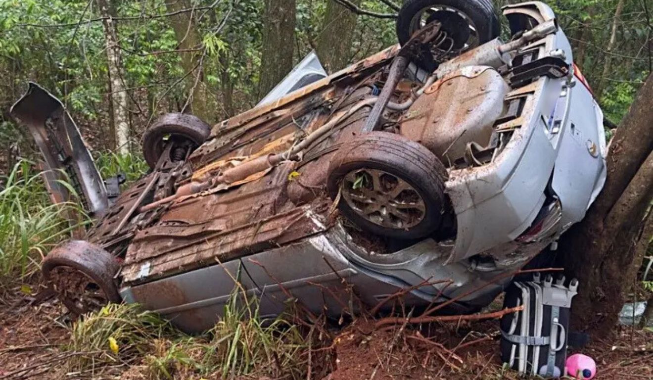 local onde a família se envolveu em acidente na PR-482
