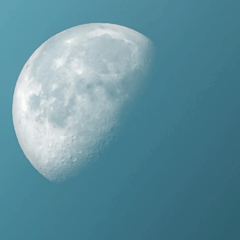 Imagem ilustrativa da lua crescente.