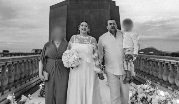 Pai e filha durante casamento