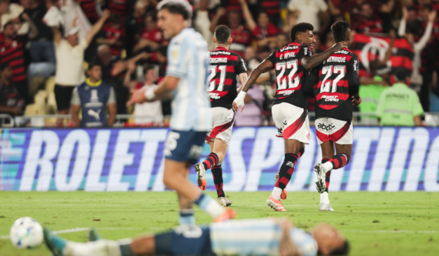 Carrascal marcou o gol da vitória. (Foto: Gilvan de Souza/ Flamengo)