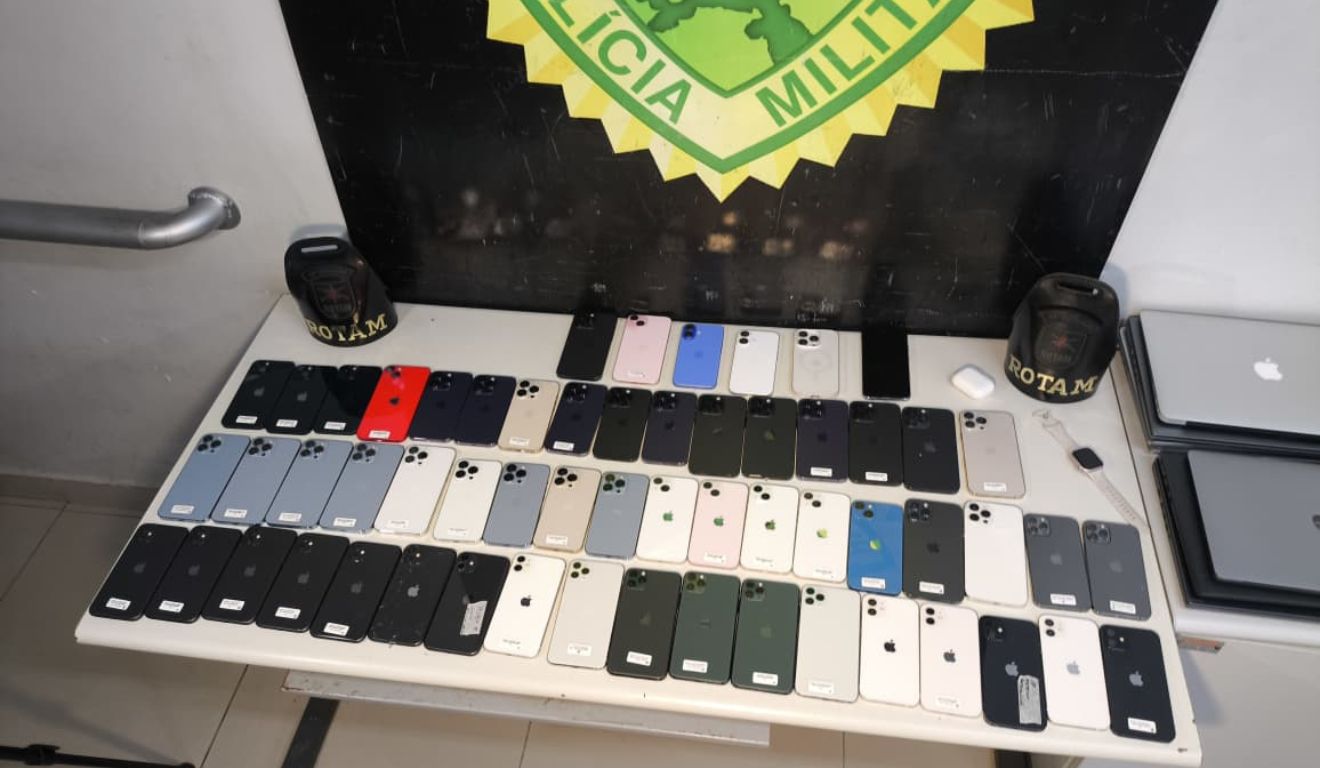 celulares e macbooks furtados em curitiba por homem de São Paulo