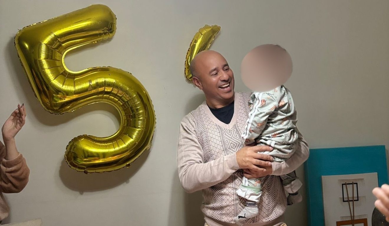 Homem que morreu em acidente na BR-476 feliz em aniversário com o neto