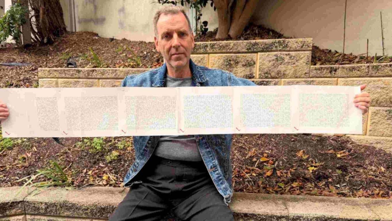 Homem com o maior nome do mundo