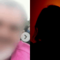 O homem que foi presto por mostrar as partes íntimas para uma adolescente recebeu novas denúncias. À esquerda, vemos uma foto do suspeito, borrada para manter sua privacidade. À direita, vemos uma das vítimas em entrevista à Ric RECORD, que preferiu não se identificar.