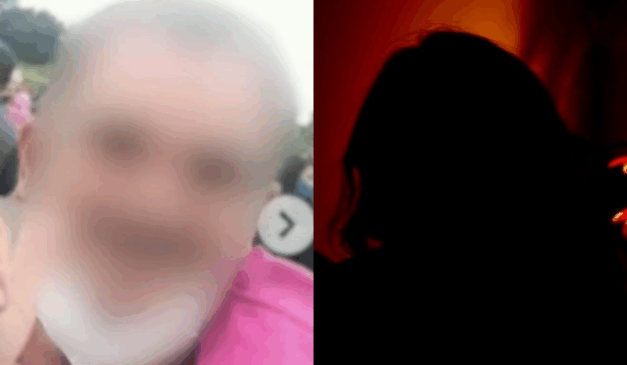 O homem que foi presto por mostrar as partes íntimas para uma adolescente recebeu novas denúncias. À esquerda, vemos uma foto do suspeito, borrada para manter sua privacidade. À direita, vemos uma das vítimas em entrevista à Ric RECORD, que preferiu não se identificar.