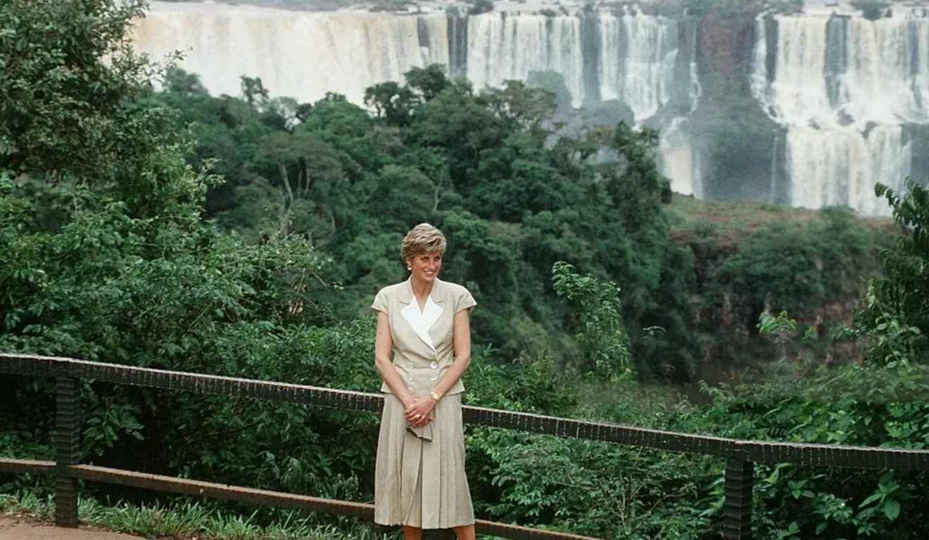 princesa Diana nas cataratas do iguaçu