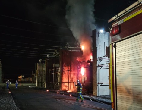 incêndio na substação do Paraná