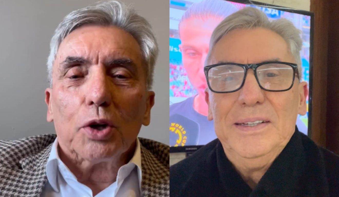 Abrilino Fernandes Gomes, um dos investigados em Fazenda Rio Grande, em montagem com duas fotos