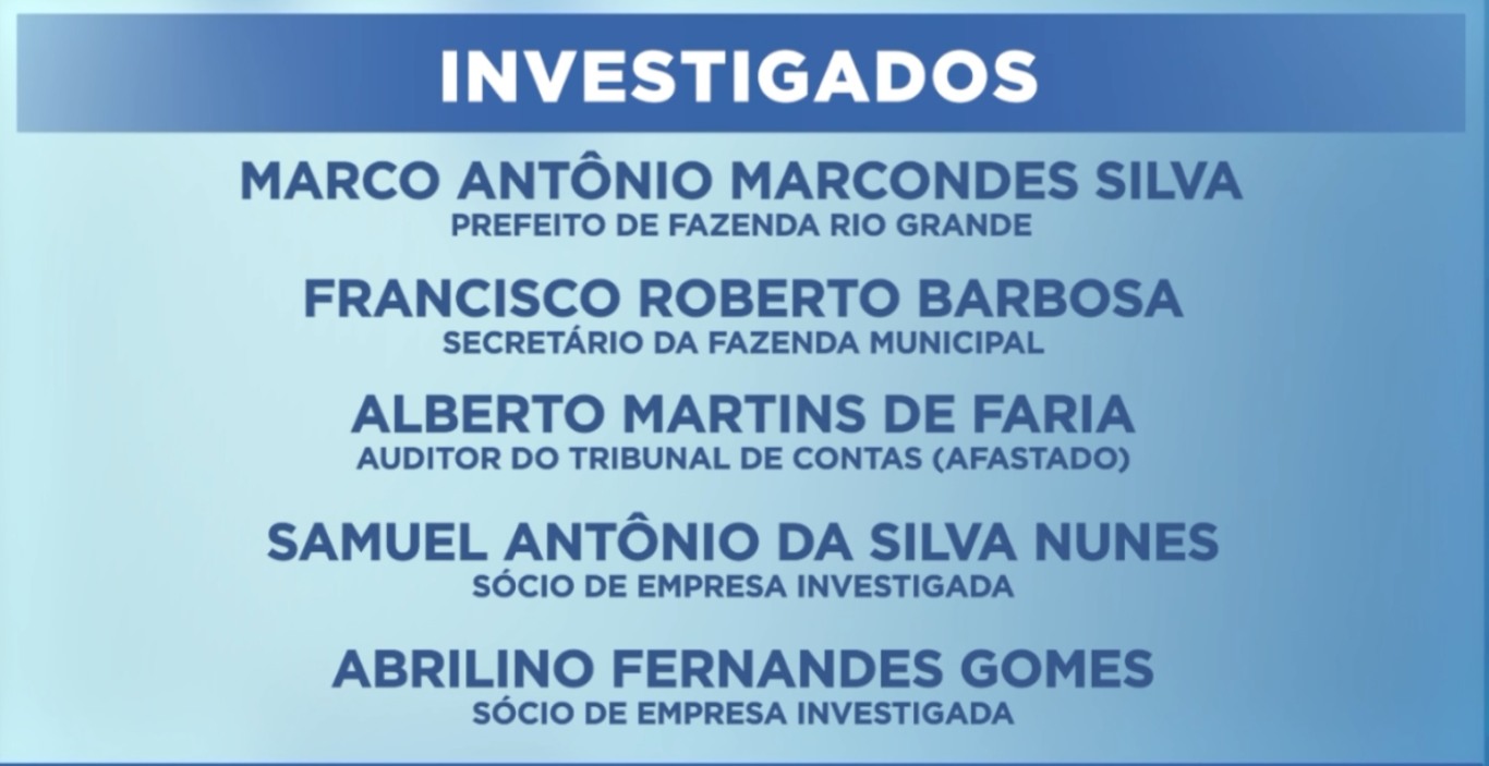 Prefeito e outros investigados foram presos por desvio de dinheiro da saúde