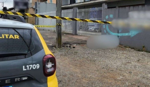 Local em que jovem foi morto a tiros em Curitiba e foi isolado
