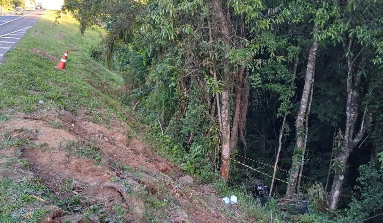 local onde jovem foi encontrado morto após acidente