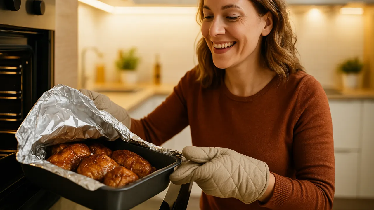 lado brilhante do papel-alumínio faz toda diferença no forno e na churrasqueira