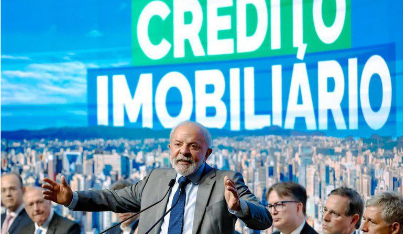 presidente lula em discurso durante o lançamento do novo crédito imobiliário