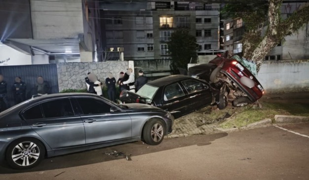 local do acidente onde o médico bateu o carro