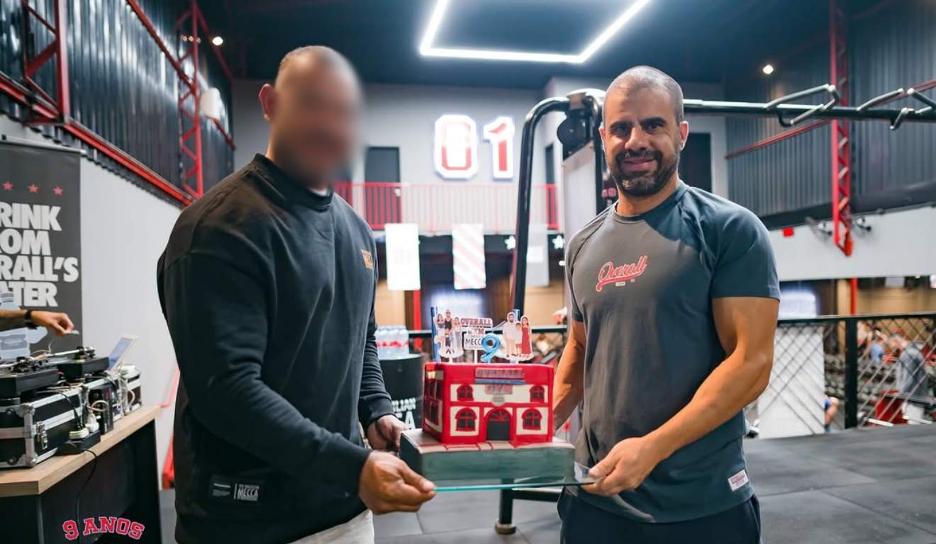 Brunno Juliano Pinto de Oliveira dono da academia Overall Gym