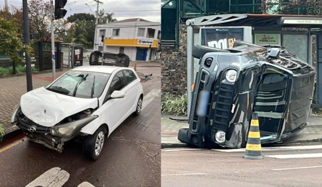 Acidente no bairro Bom Retiro em Curitiba
