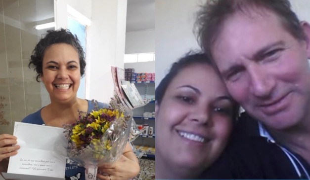 Mulher assassinada pelo ex-marido ao lado do autor do crime