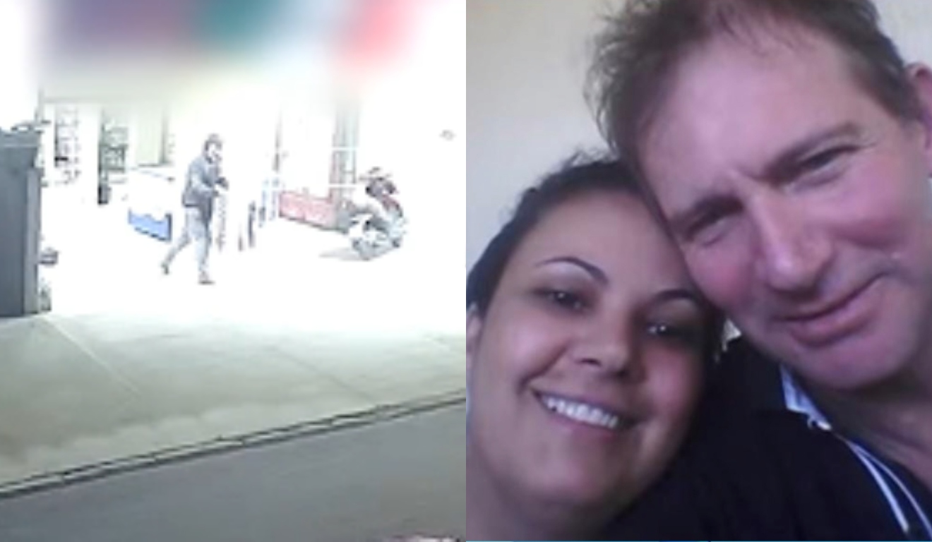 Filho pegou cavalete para tentar salvar a mãe de ser morta