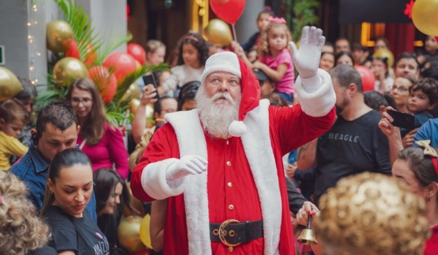 Papai Noel no SHopping Curitiba