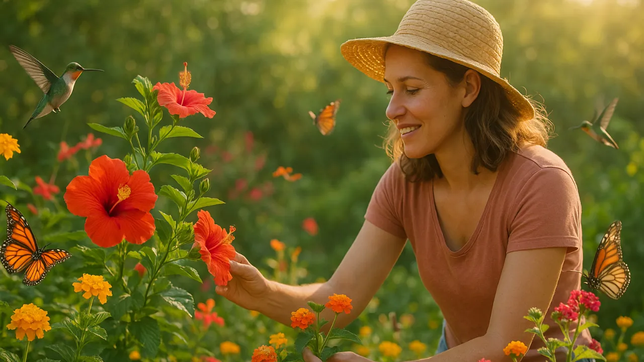 plantas que atraem beija-flores