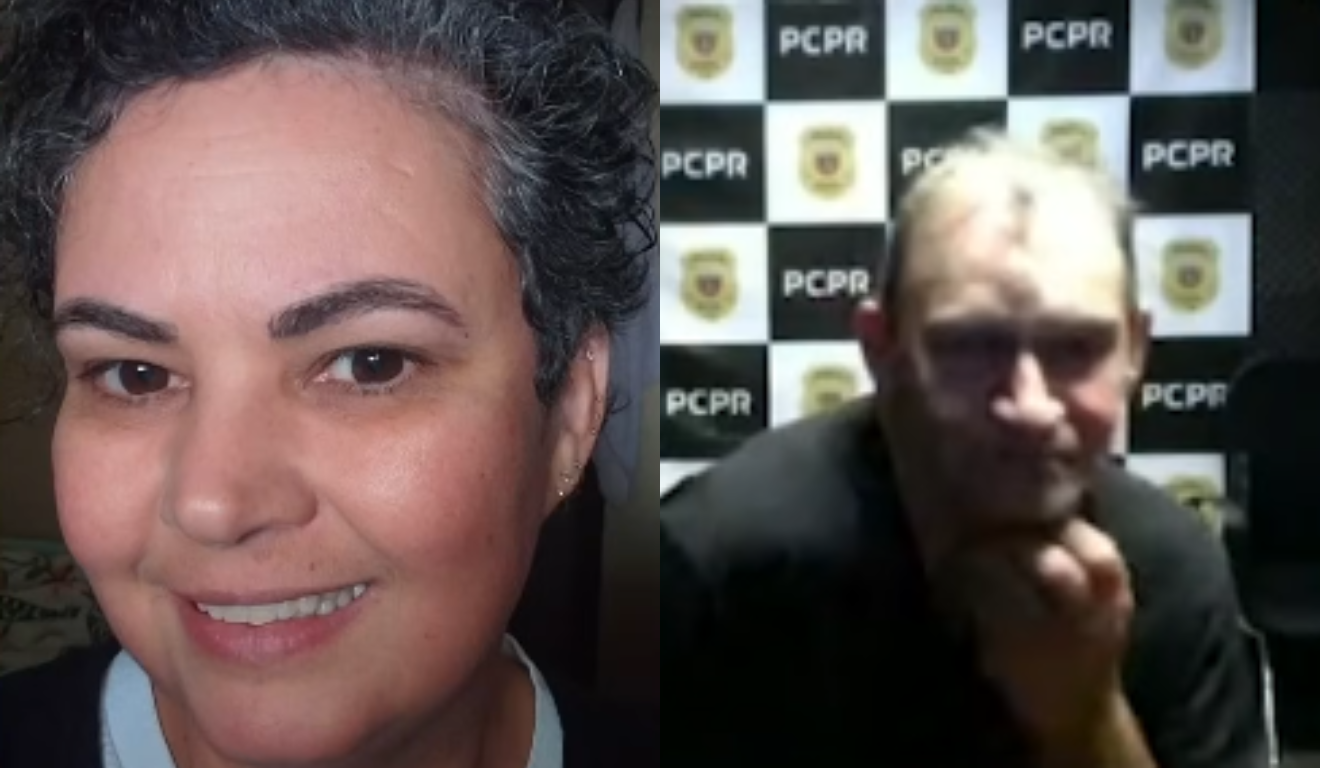 colagem mostrando imagem de Cláudia Valéria de Souza Rissardo e José Luiz Rissardo