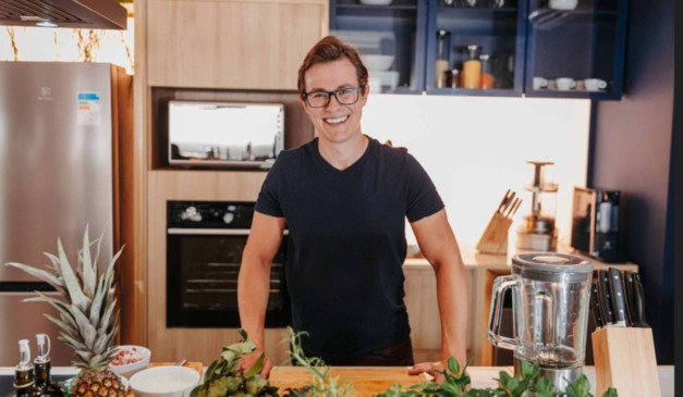 Rui Morschel na cozinha