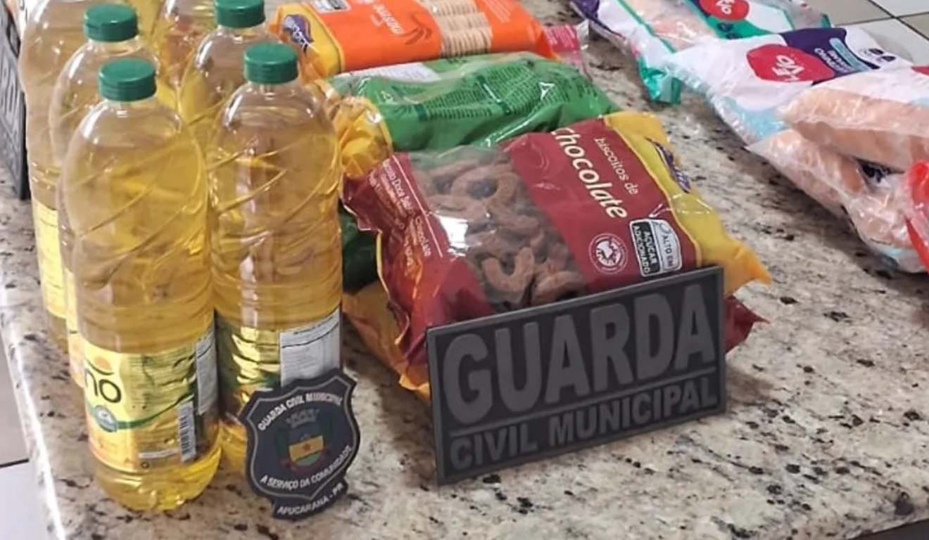 Produtos apreendidos com servidoras de APucarana