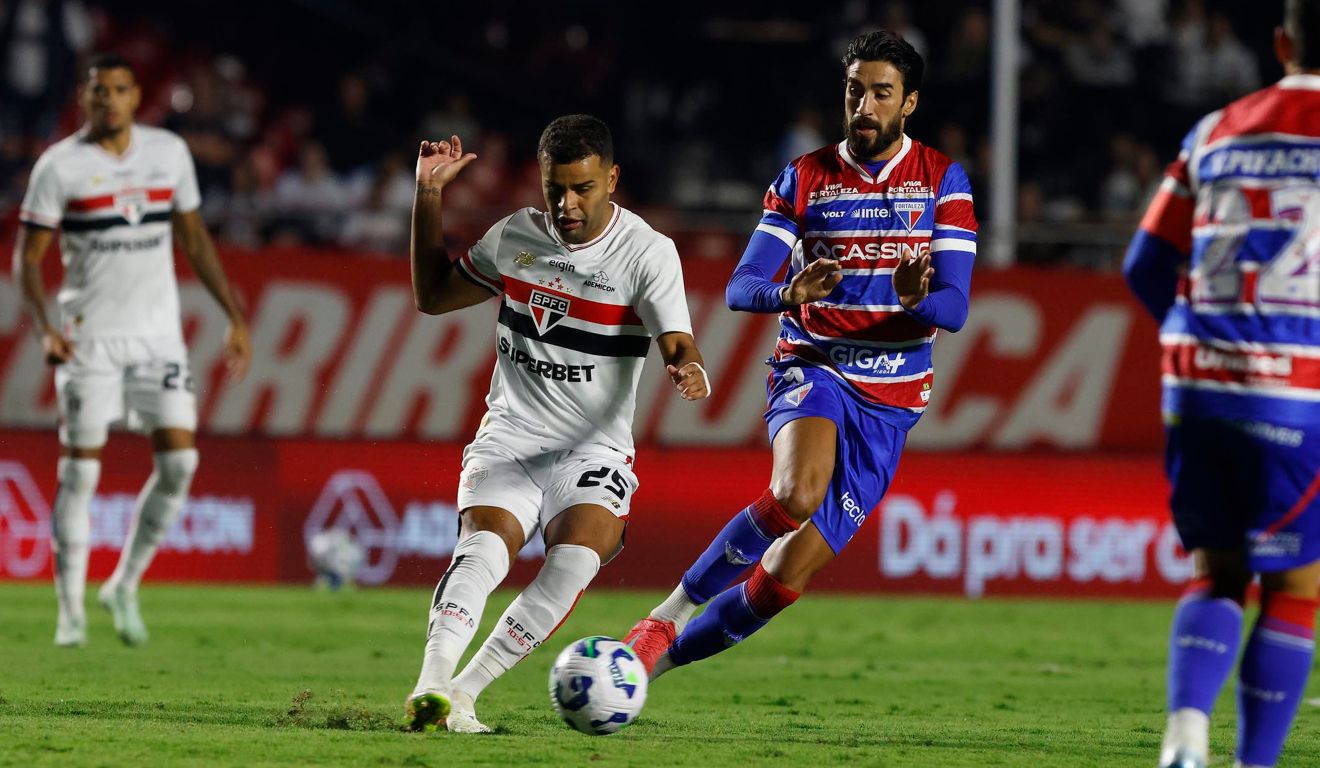 No primeiro turno Fortaleza e São Paulo empataram sem gols. (Foto: Rubens Chiri/ São Paulo)