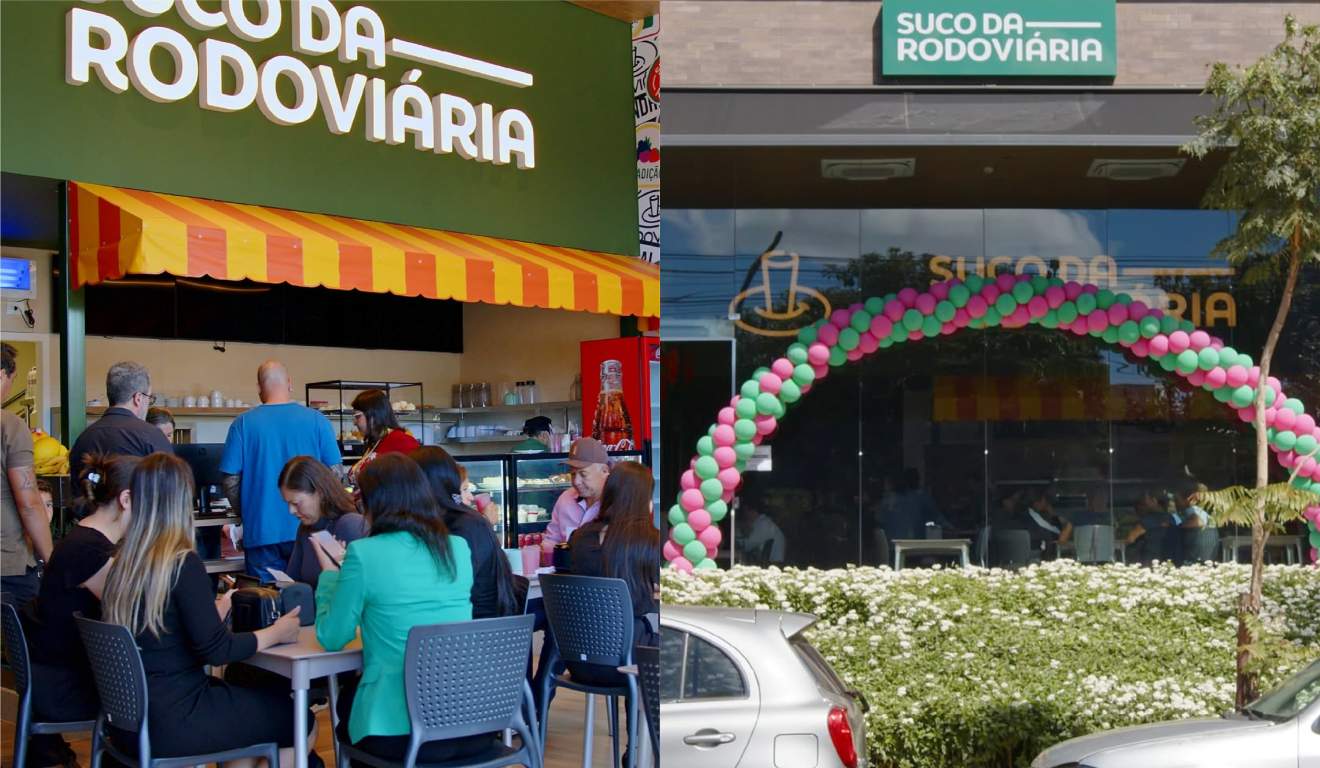 nova loja suco da rodoviária