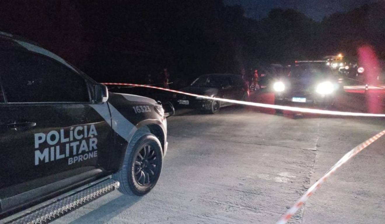 Local em que o suspeito de envolvimento na morte de policial morreu