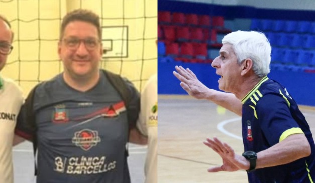 Montagem com fotos dos técnicos Rodrigo Soares Corrêa e Marcelo Martin