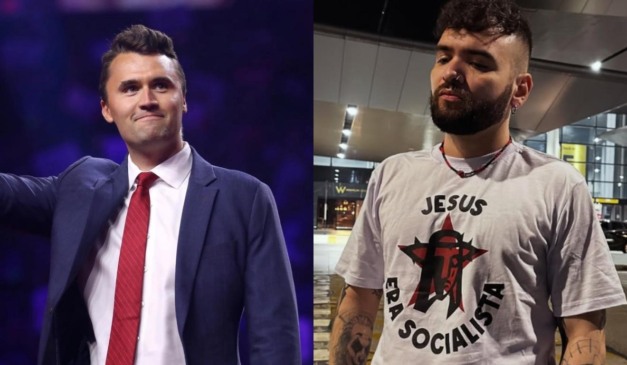 Tiago Santineli e Charlie Kirk