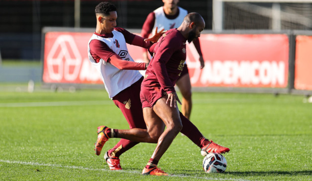 Furacão em preparação para o clássico. (Foto: José Tramontin/athletico.com.br)