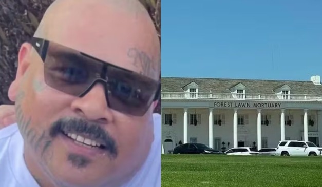 Frente de funerária.