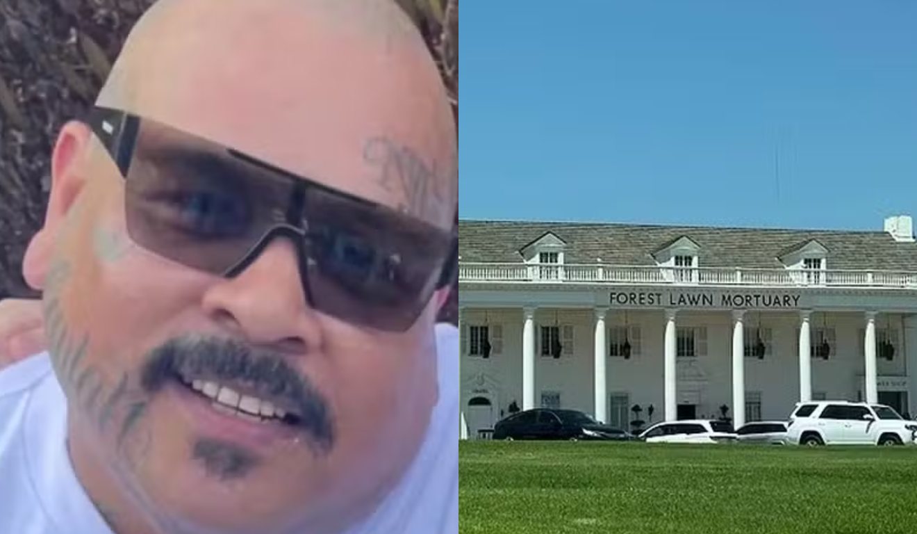 Frente de funerária. 