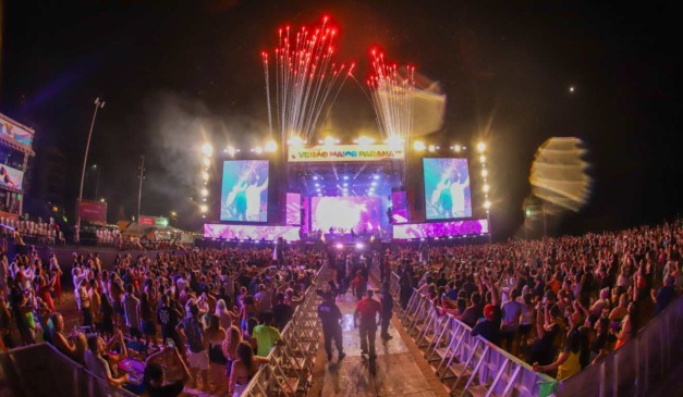 Show do Verão Maior Paraná com fogos em 2026