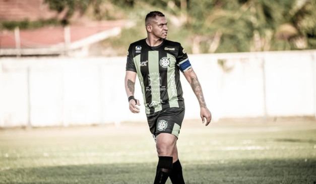 Walter em partida pelo Aquidauana. (Foto: Vinícius Eduardo / Instagram)