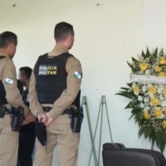 velório do policial militar que morreu durante perseguição