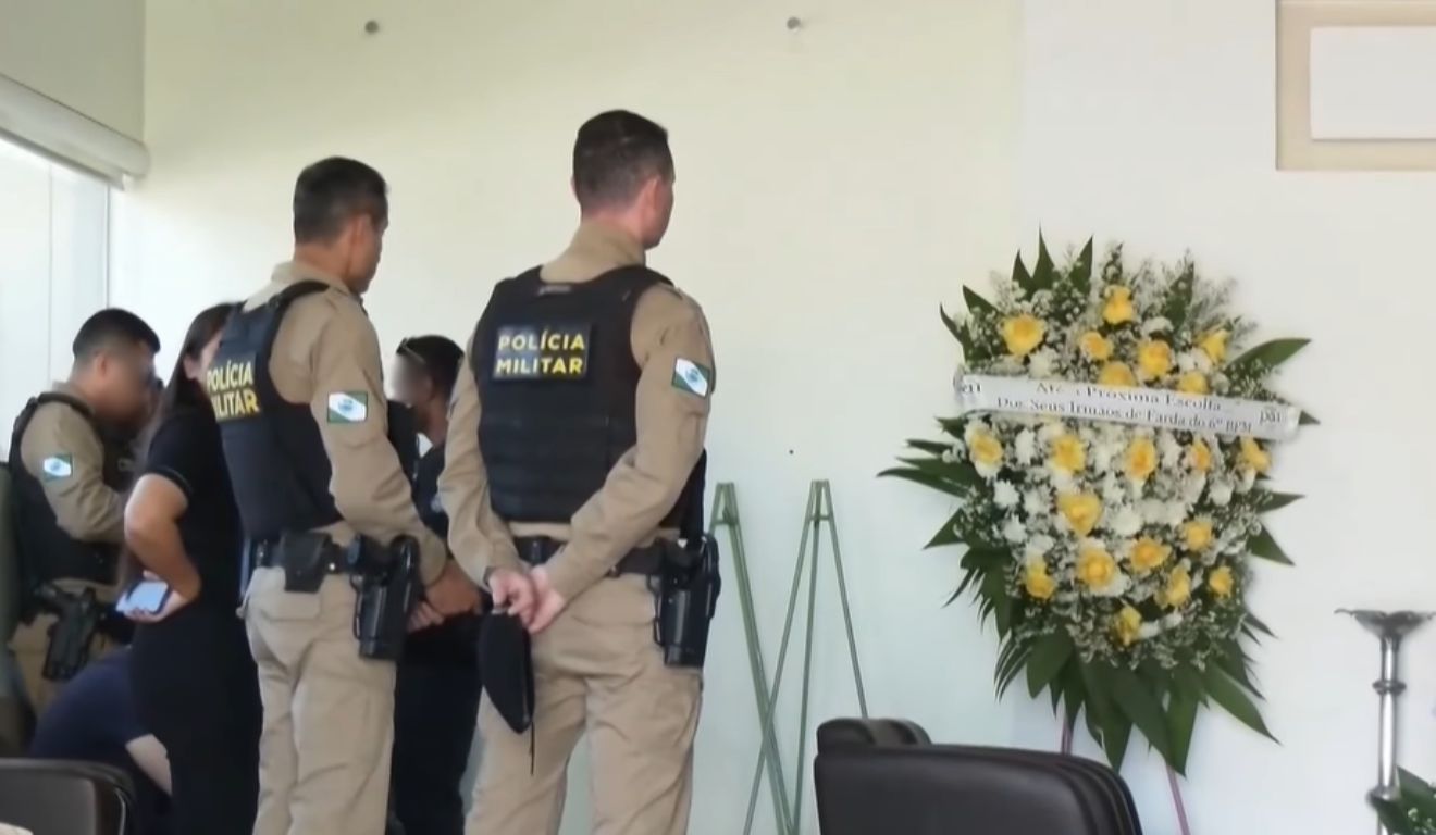 velório do policial militar que morreu durante perseguição