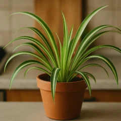 4 razões para cultivar clorofito na cozinha e purificar o ar de forma natural