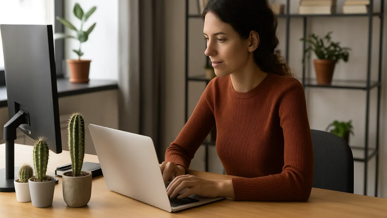 7 ideias com cactos para decorar o escritório e estimular a concentração