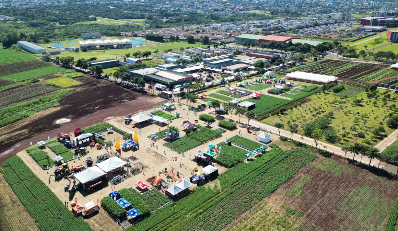 Fazenda Escola do Centro Universitário FAG vista de cima