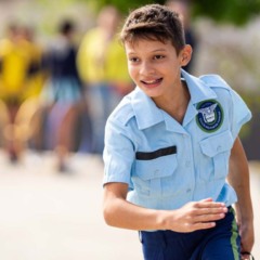 Aluno de Colégio Cívico-Militar no Paraná