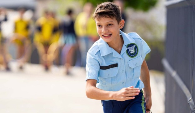 Aluno de Colégio Cívico-Militar no Paraná