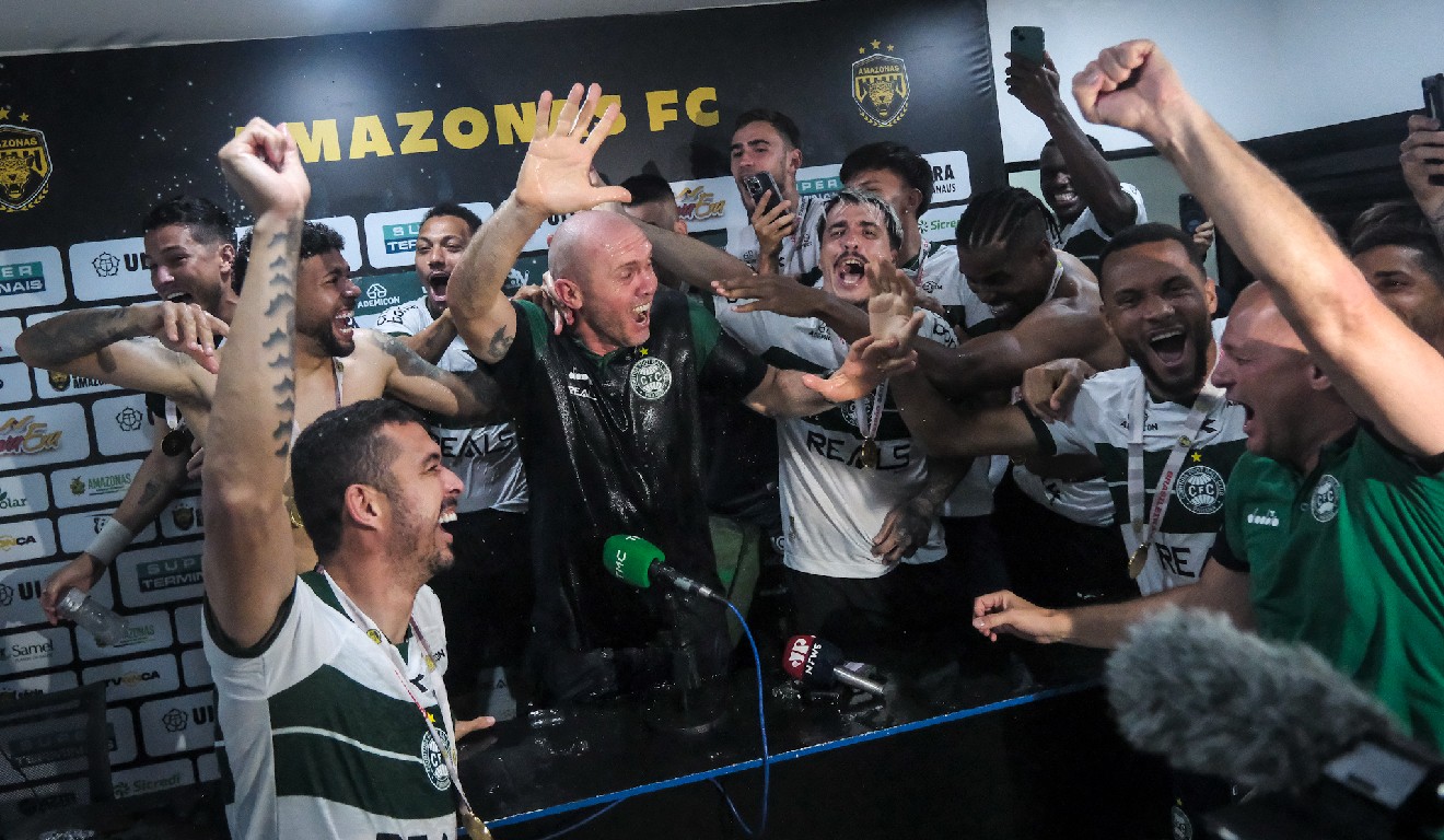 Festa do Coritiba pela conquista da Série B