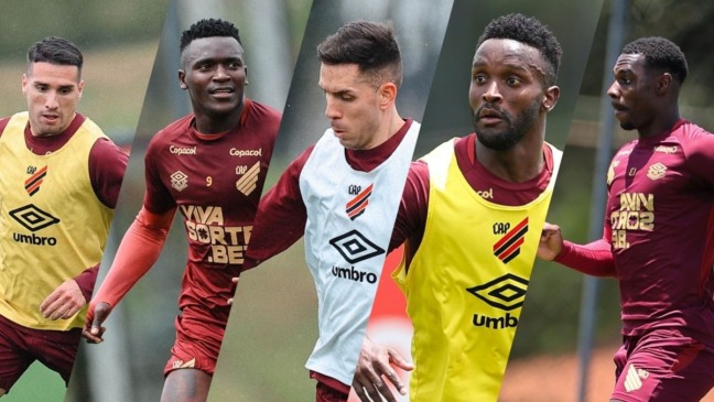 Todos os estrangeiros contratados pelo Athletico no meio da Série B