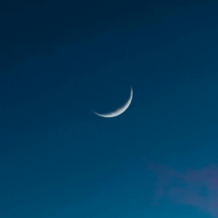 Imagem ilustrativa da lua nova.