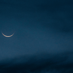 Imagem ilustrativa da lua nova.