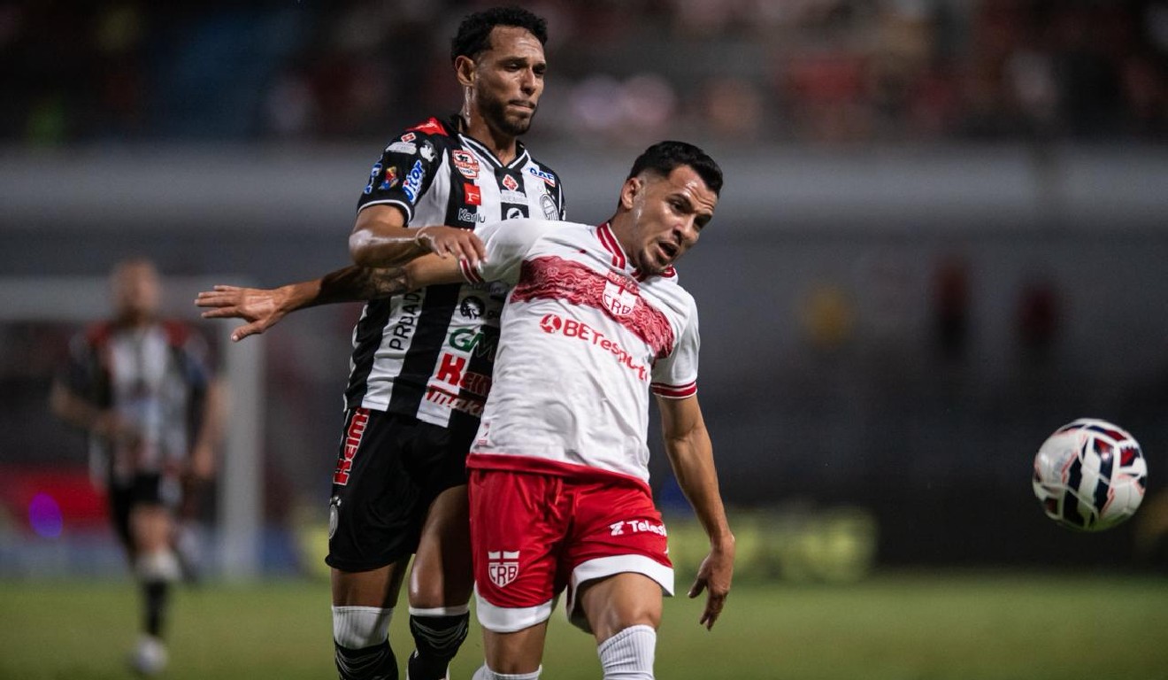 Lance de CRB x Operário, pela Série B